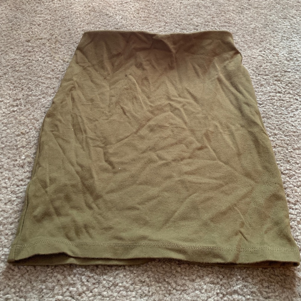 Olive Green Skirt